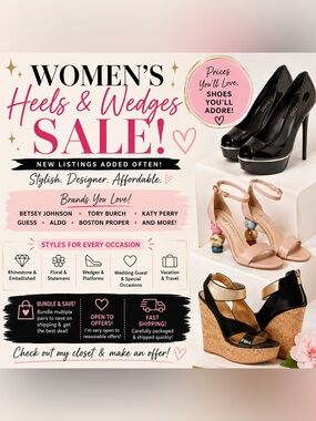 👠 SHOE SALE - CLOSET CLEAN OUT 👠